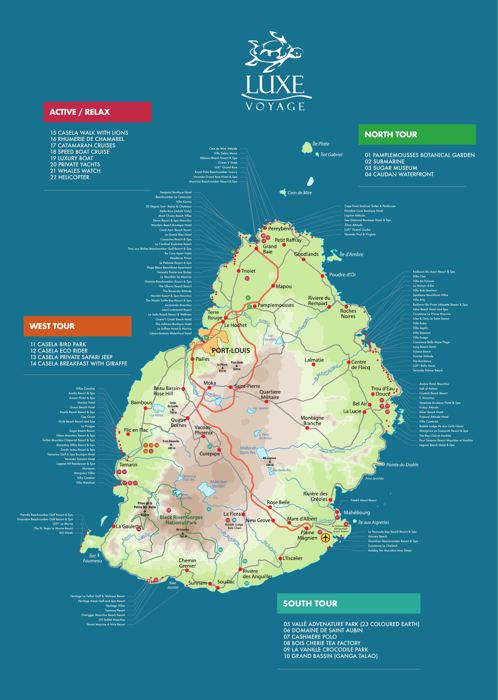 Map of Mauritius